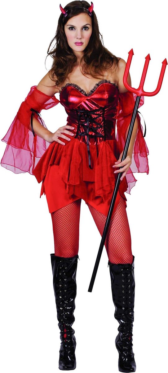 Duivel kostuum voor dames Halloween outfit - Verkleedkleding - Medium