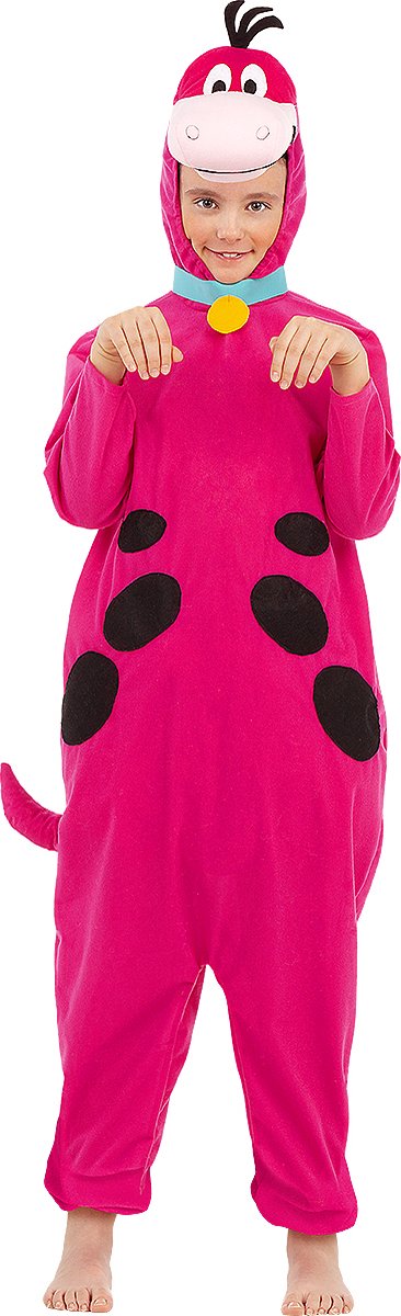 FUNIDELIA Dino kostuum voor kinderen - The Flintstones - Maat: 122 - 134 cm