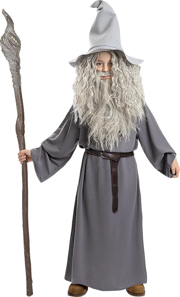 FUNIDELIA Gandalf kostuum voor jongens - The Lord of the Rings - Maat: 107 - 113 cm