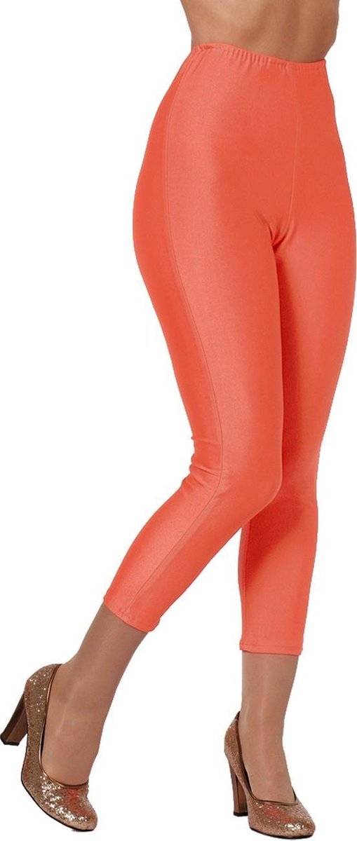 Legging neon oranje Maat 36