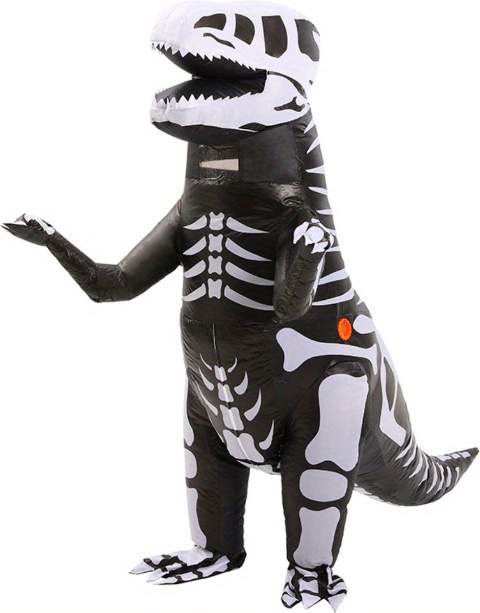 Livano Halloween Outfit - Halloween Kostuum - Pak - Opblaasbaar Kostuum - Costume - Carnaval - Volwassenen - T-Rex