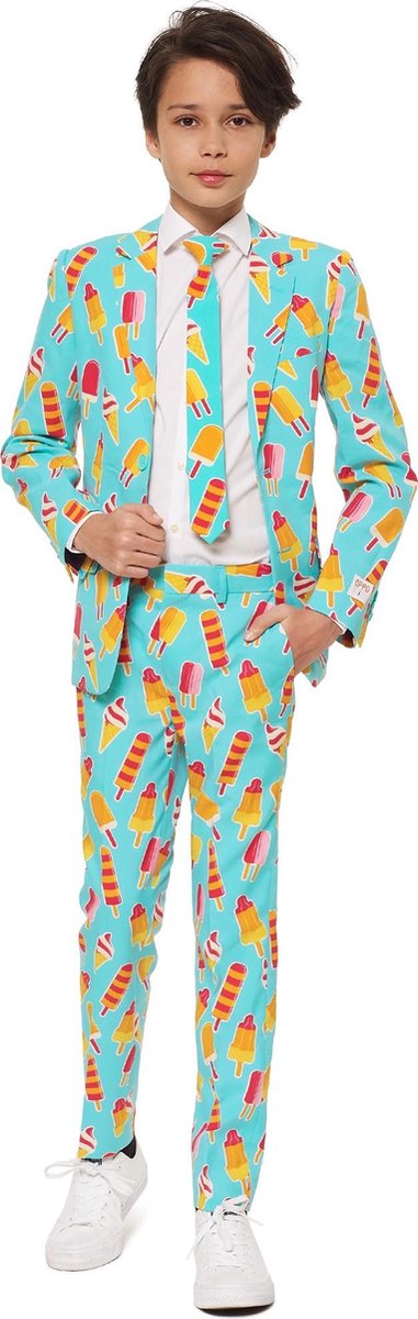 OppoSuits Cool Cones - Jongens Kostuum - Gekleurd - Feest - Maat 146/152