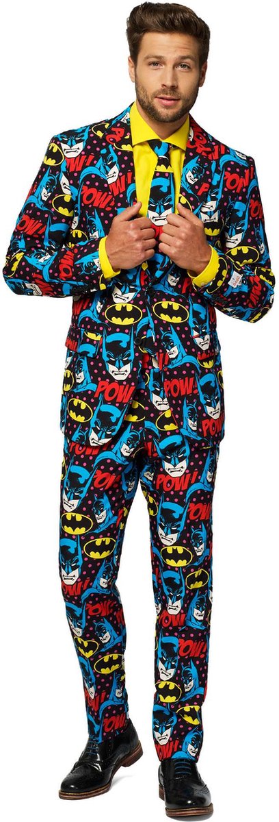 OppoSuits The Dark Knight - Heren Pak - Batman DC Comics - Gekleurd - Maat EU 46