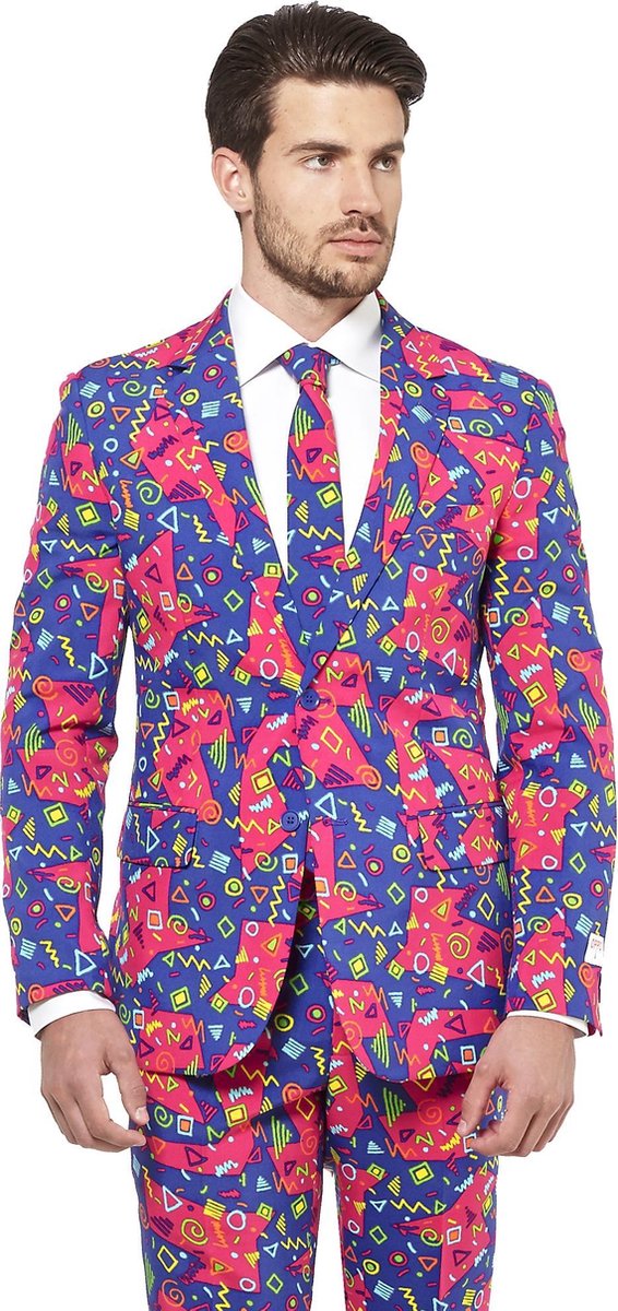 OppoSuits The Fresh Prince - Mannen Zomer Kostuum - Gekleurd - Carnaval - Maat 46