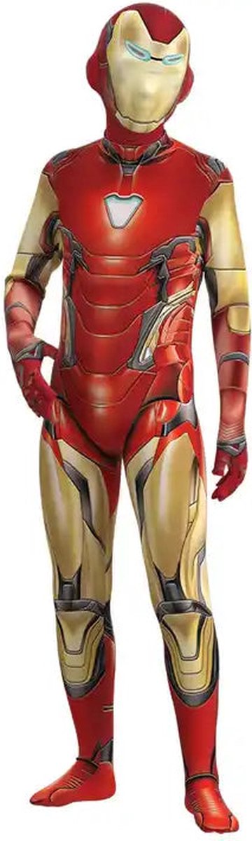 Superheldendroom - Iron Man 2 - 110/116 (4/5 Jaar) - Verkleedkleding - Superheldenpak