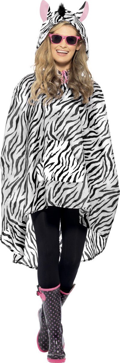 Zebra Party Poncho