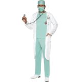 Carnaval verkleed Dokter/Chirurg kostuum - verkleedkleding ziekenhuis - voor heren