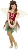 Elfen Feeen & Fantasy Kostuum | Fantasie Fee Kind Forrest Ferry Kostuum Meisje | Maat 158 | Carnaval kostuum | Verkleedkleding