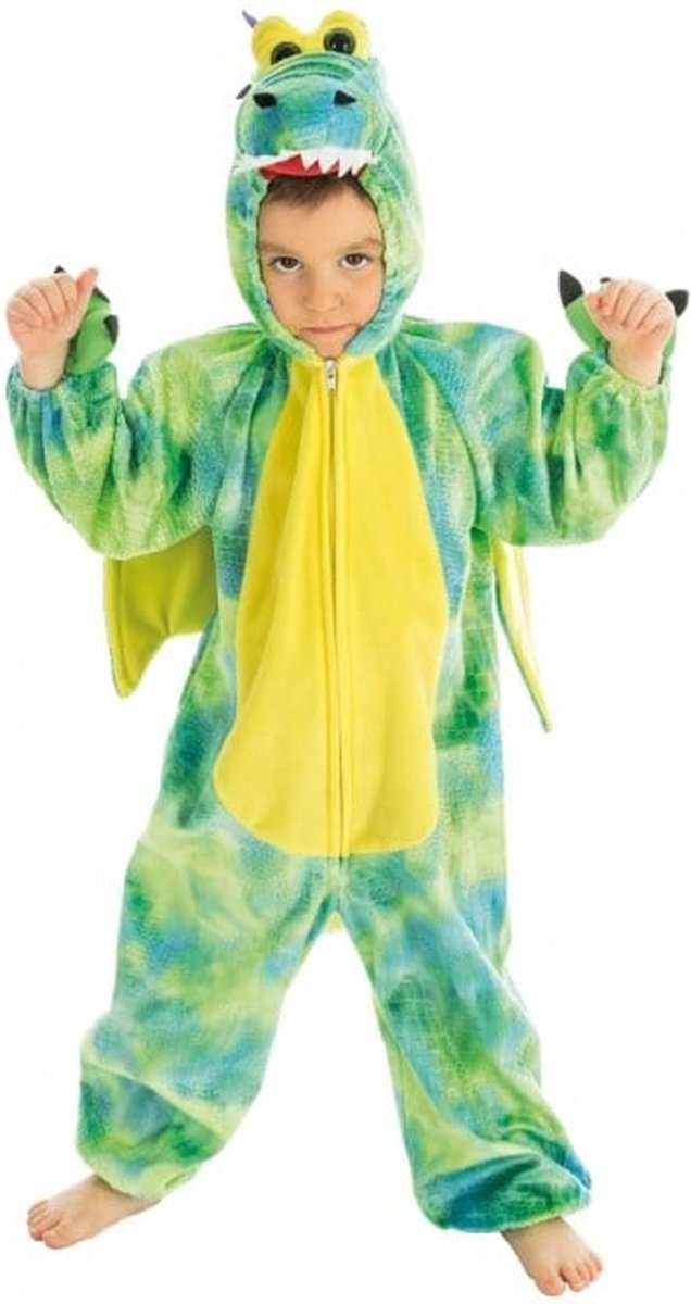 Groene Draken Onesie Kind - Maat 104