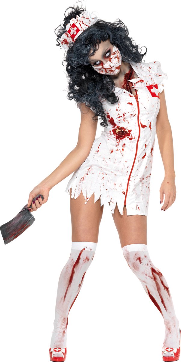 Halloween Zombieverpleegsterpak voor vrouwen - Verkleedkleding - Small