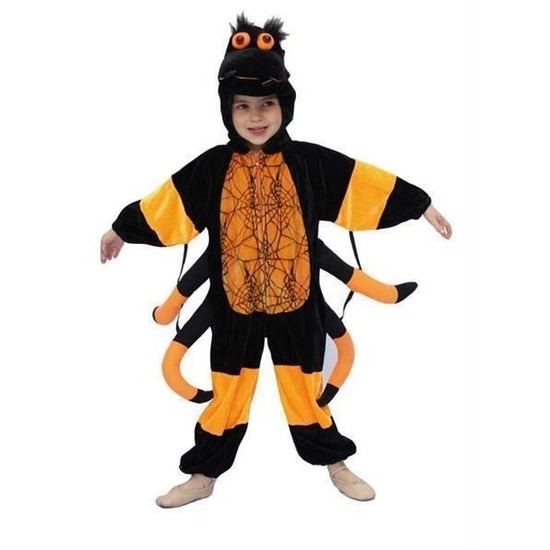 Halloween verkleedkleding dierenpak Spinnenpak - voor Kinderen 104 -