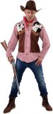 Heren cowboy blouse met vestje - Carnaval kleding mannen maat XL