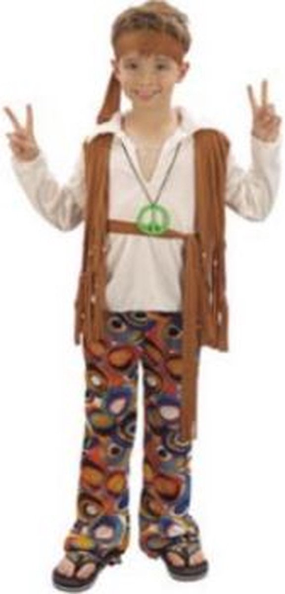 Hippie outfit junior - Maatkeuze: 10-12 jaar