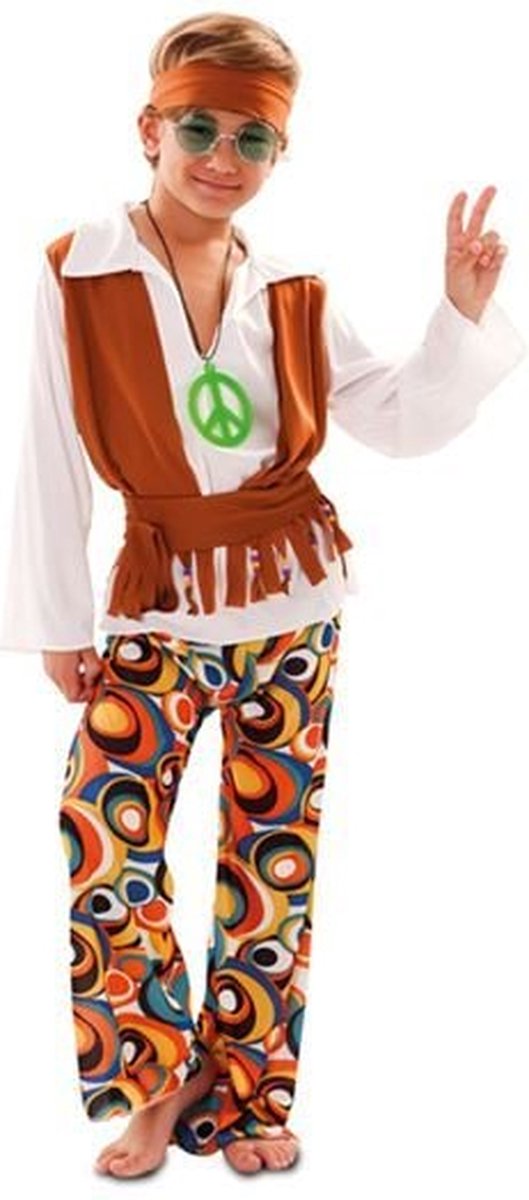 Hippie outfit junior - Maatkeuze: 3-4 jaar