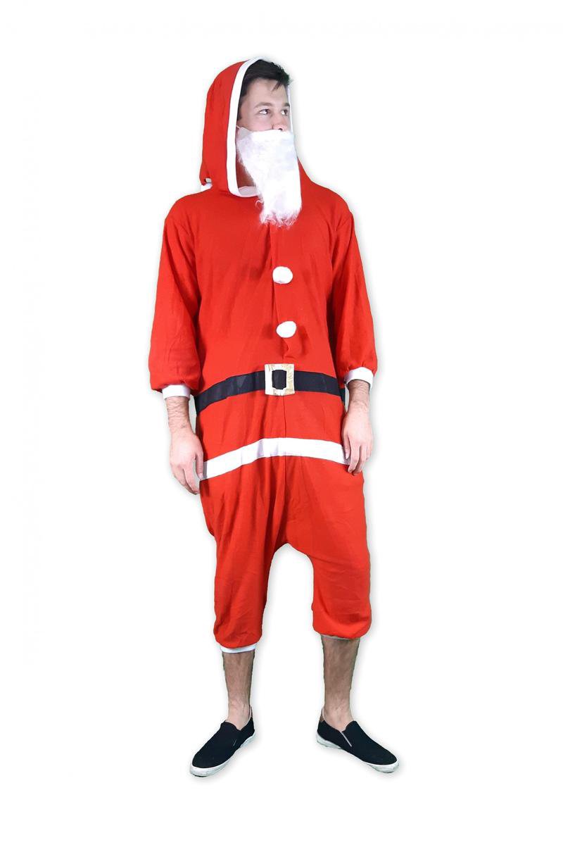 Kerstman Onesie met capuchon