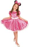 Minnie mouse kostuum kind roze - Maatkeuze: Maat 128