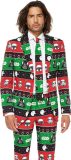 OppoSuits | Festive Force | Mannen Kostuum | Rood | Star Wars | Maat 60