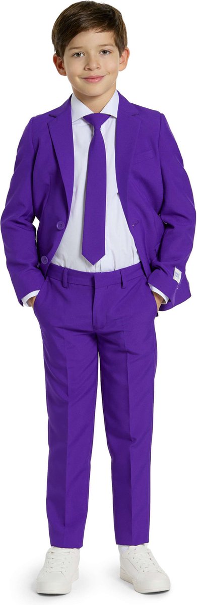 OppoSuits Purple Prince - Jongens Kostuum - Maat 110/116