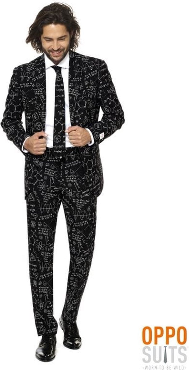 OppoSuits Science Faction - Mannen Kostuum - Zwart - Carnaval - Maat 60