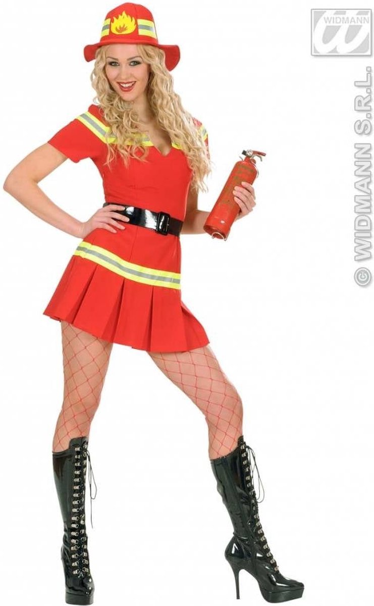 Sexy brandweer outfit voor dames - Verkleedkleding - Medium