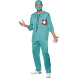 Smiffys Chirurg dokter verkleed kostuum voor volwassenen - Carnaval 48-50 (M) -