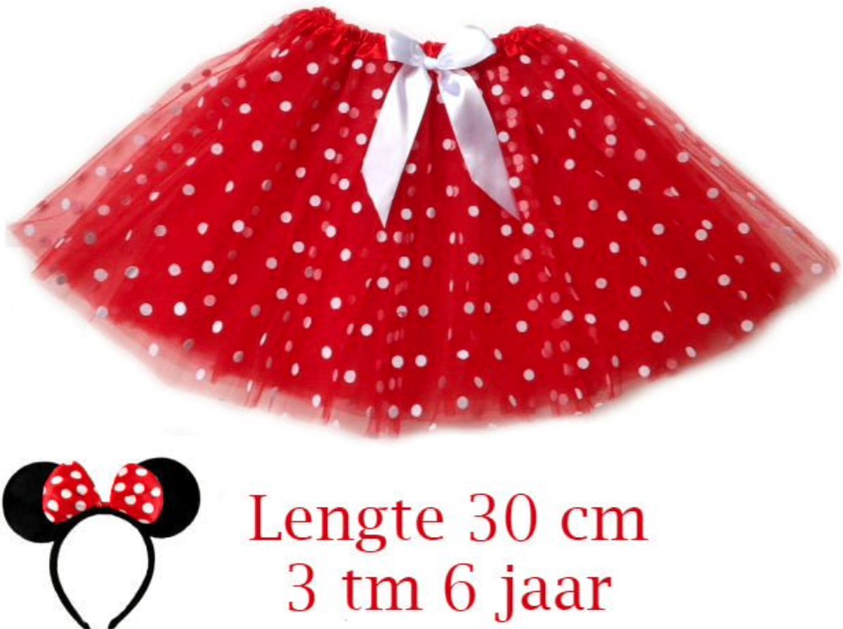 Tutu set - Minnie Mouse rokje - 30 cm