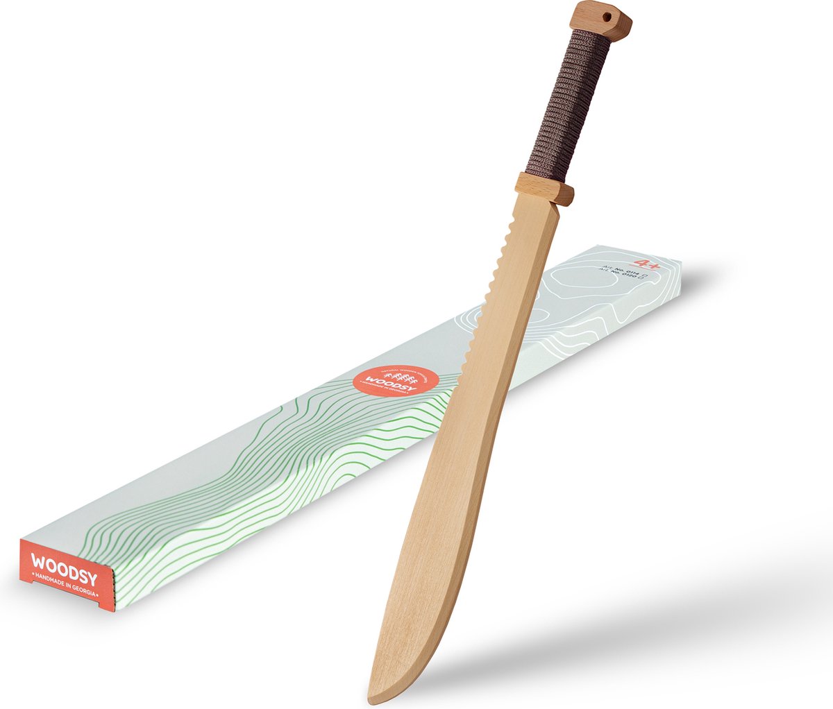 WOODSY ® Houten kinder zwaard Machete | 52 cm lang kapmes klewang