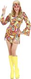 Widmann - Hippie Kostuum - Hippie - Meisje Vrouw - Multicolor - Large - Carnavalskleding - Verkleedkleding