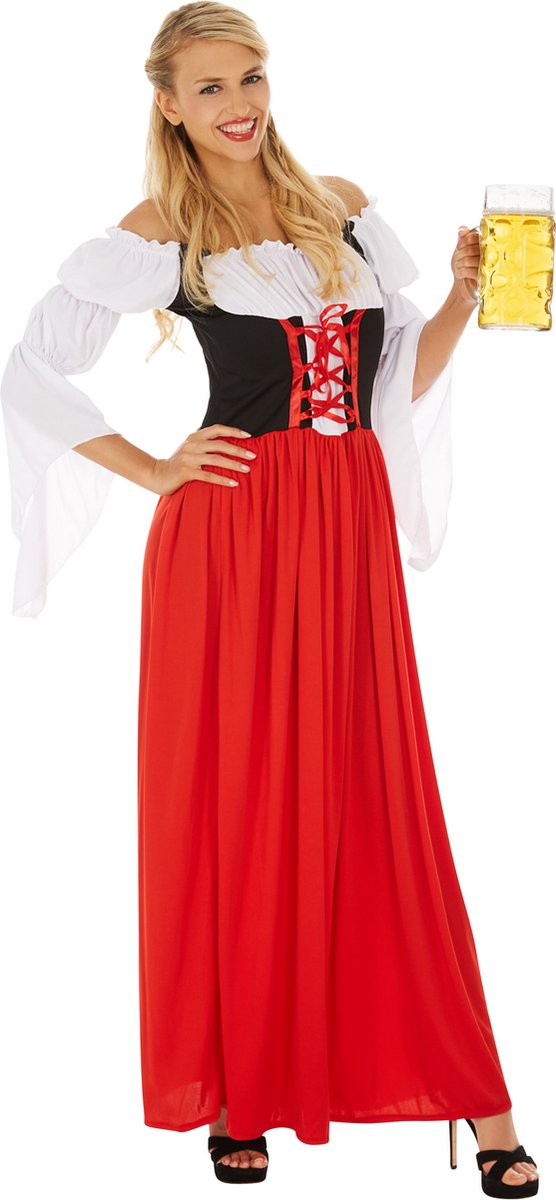 dressforfun - Dameskostuum feestelijke Dirndl Resi model 2 XXL - verkleedkleding kostuum halloween verkleden feestkleding carnavalskleding carnaval feestkledij partykleding - 304624