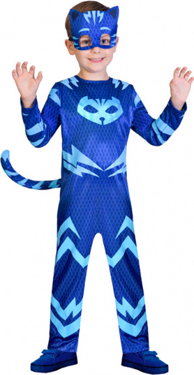 Amscan Verkleedpak Pj Masks Catboy Blauw Maat 7-8 Jaar