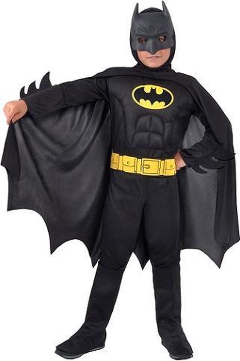 Batman verkleedkleding 10-12 jaar superheld verkleedpak