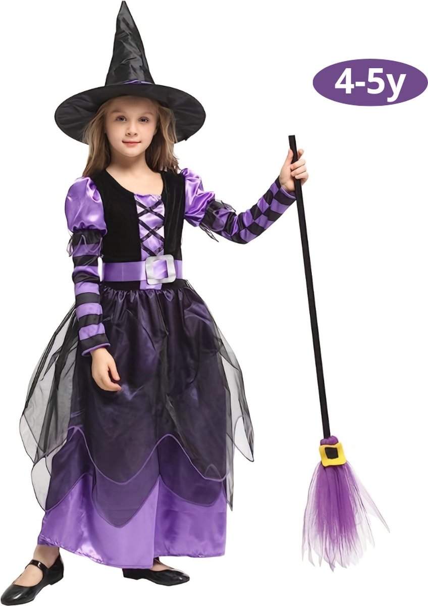 Bovista Halloween Kostuum - Halloween Outfit - Kinderen - Meisje - Kind - 4 tot 5 Jaar - Costume - Carnaval