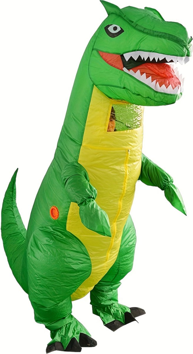 Bovista Halloween Outfit - Halloween Kostuum - Pak - Opblaasbaar Kostuum - Costume - Carnaval - Volwassenen - Dinosaurus