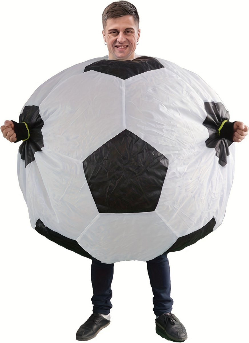 Bovista Halloween Outfit - Halloween Kostuum - Pak - Opblaasbaar Kostuum - Costume - Carnaval - Volwassenen - Voetbal