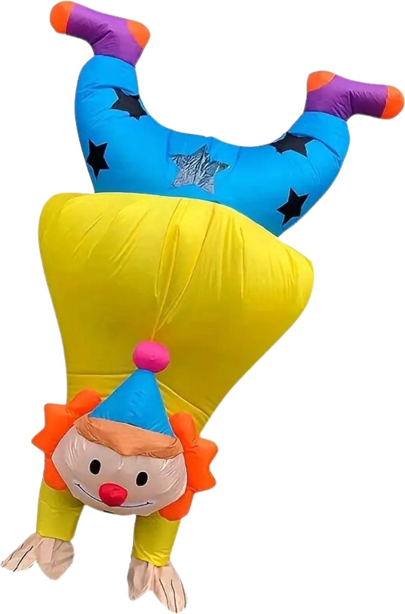 Bovista Opblaasbaar Kostuum - Clown - Opblaas - Halloween - Carnavalskleding - Voor Volwassenen - Adult 150-190cm