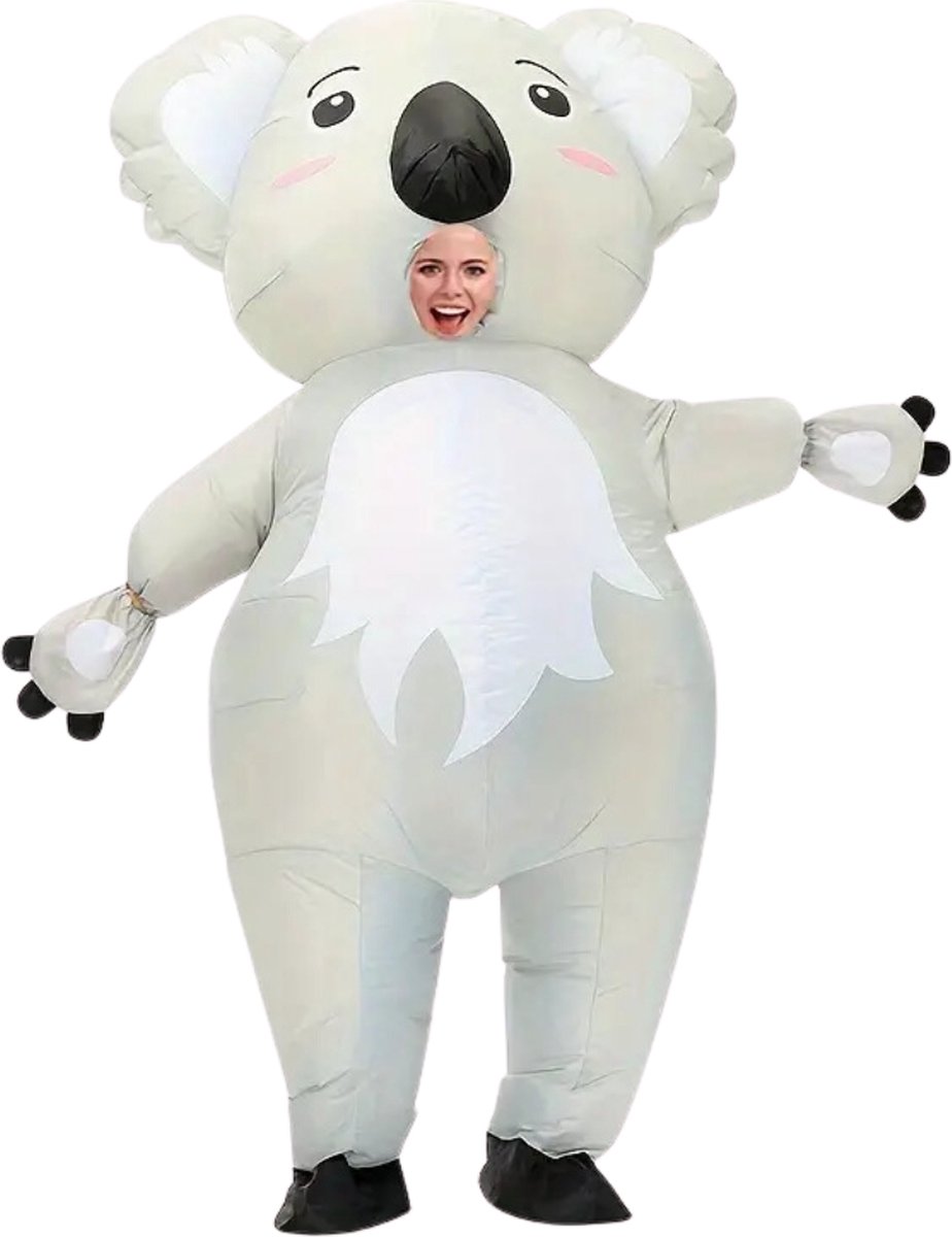 Bovista Opblaasbaar Kostuum - Koala - Opblaas - Halloween - Carnavalskleding - Voor Volwassenen - Adult