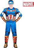 Captain America Adult Deluxe (Marvel) Maat XL