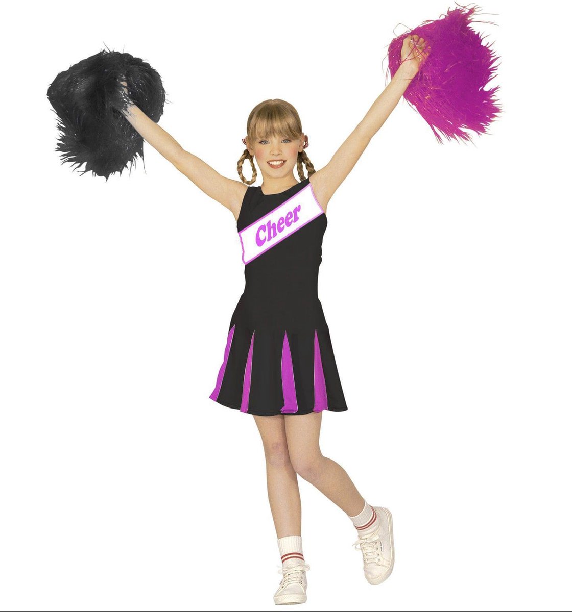 Cheerleader kostuum voor meisjes - Verkleedkleding - 92