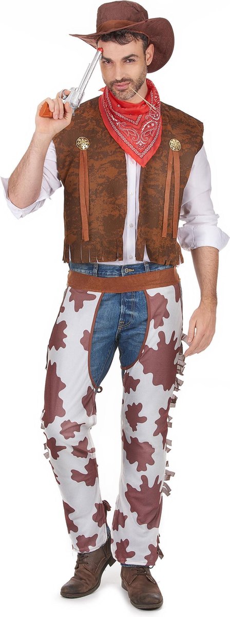 Cowboy kostuum voor mannen - Verkleedkleding - XL