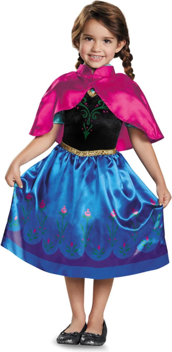 DISNEY - FROZEN, Anna Op reis Classic , Maat S (5 - 6 jaar), Meisjes