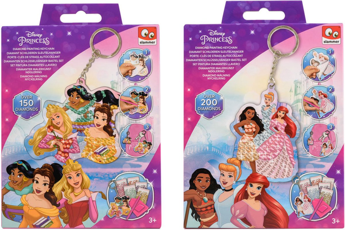 Disney Prinses Diamond Painting Sleutelhanger