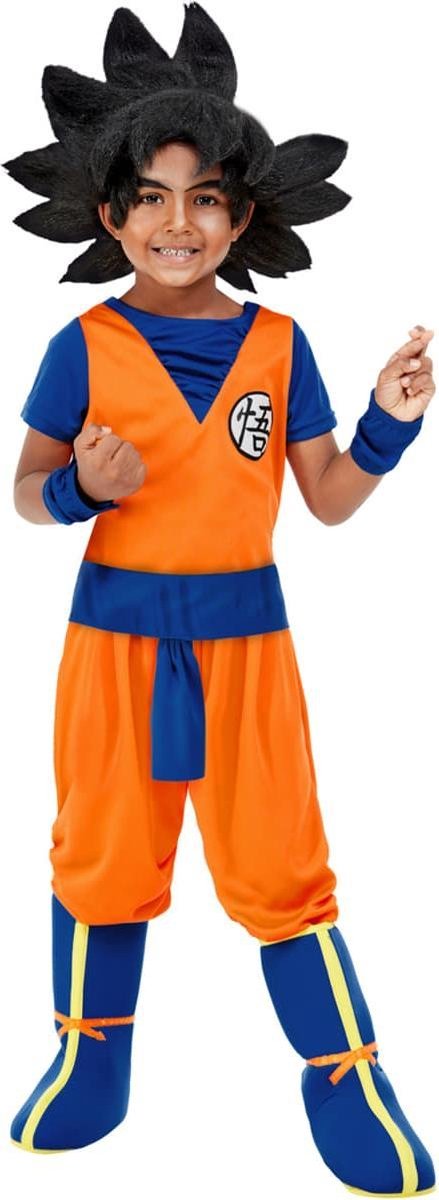 FUNIDELIA Goku kostuum- Dragon Ball voor jongens - Maat: 97 - 104 cm