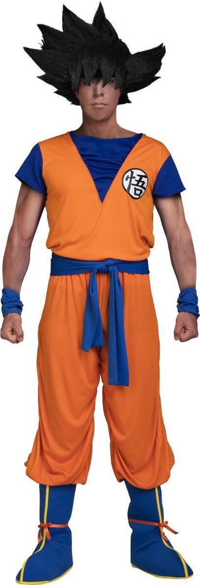 FUNIDELIA Goku kostuum Dragon Ball voor mannen - Maat: L - Oranje