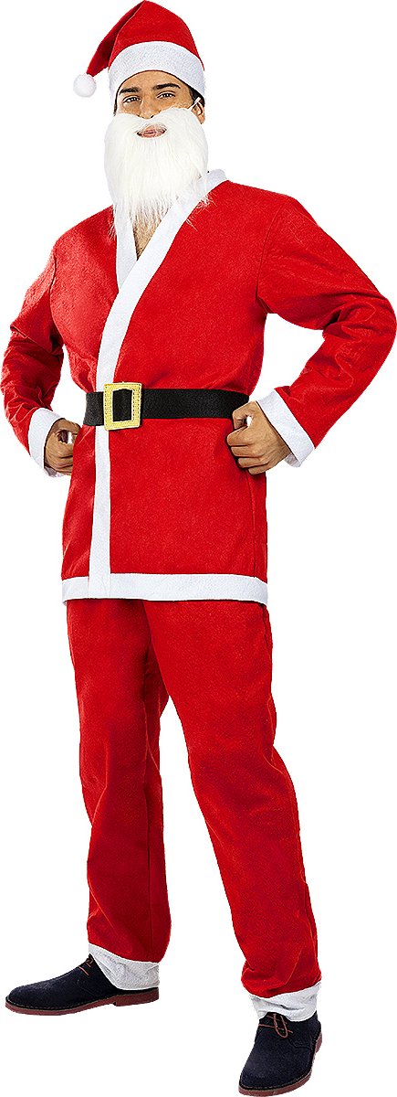 FUNIDELIA Kerstman Kostuum voor mannen - Santa Claus - Maat: XL - Rood