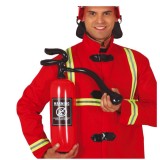 Fiestas Guirca Opblaasbare brandblusser - rood - 55 cm - brandweer