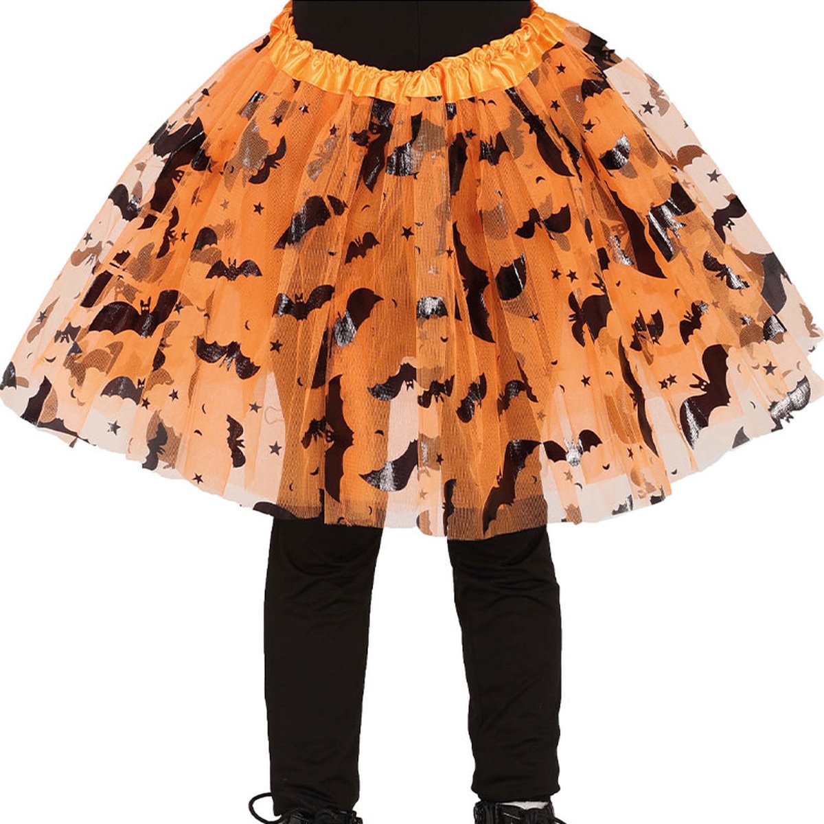 Fiestas Guirca - Oranje tutu vleermuizen - 30 cm - Halloween Kostuum voor kinderen - Halloween - Halloween kostuum meisjes