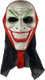 Fjesta Joker Masker - Halloween Masker - Halloween Kostuum - Carnaval Masker - Kunststof - One Size