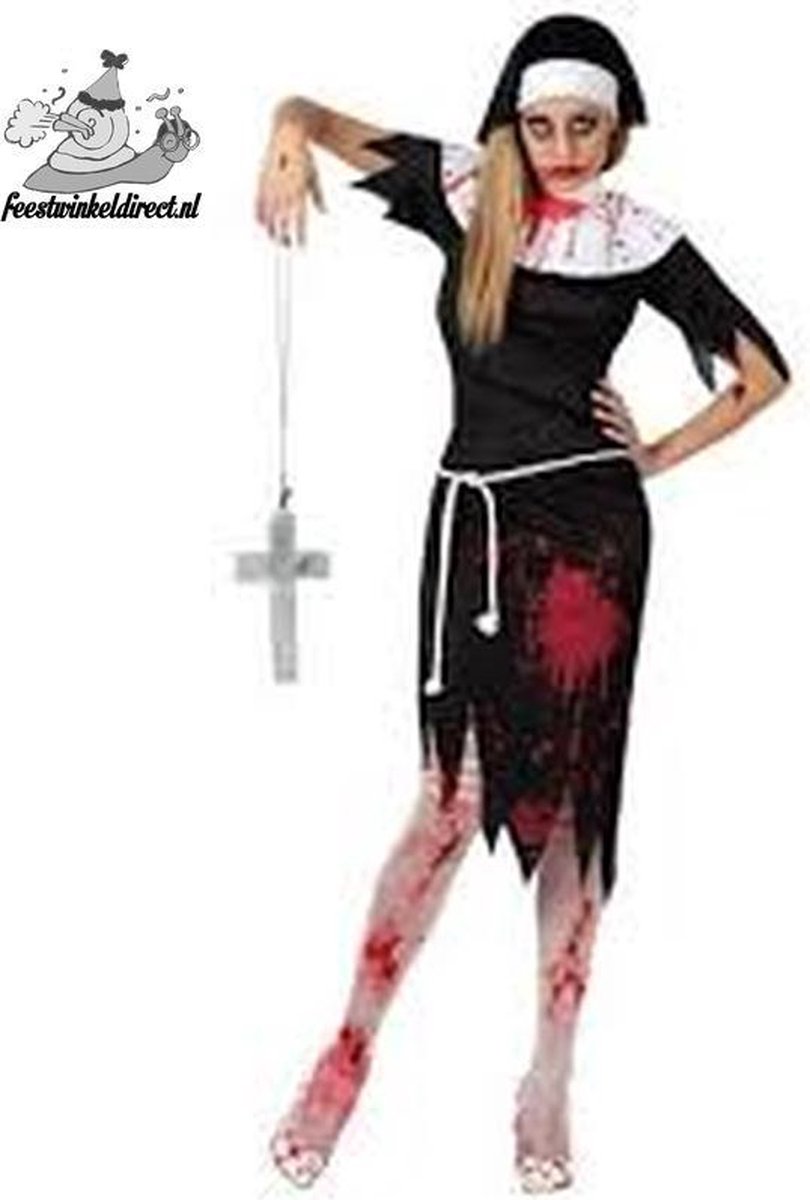 Gelovige zombie kostuum voor dames Halloween artikel - Verkleedkleding - Large