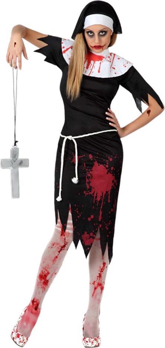 Gelovige zombie kostuum voor dames Halloween artikel - Verkleedkleding - Medium