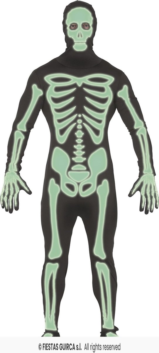 Glow In The Dark Morphsuit Skelet